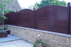 Classic Brown used to create a maintenance FREE fence